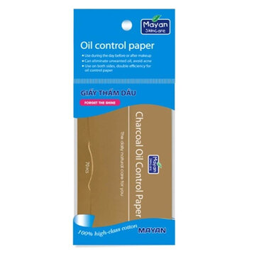 Giấy Thấm Dầu Mayan Powder Oil Control Paper (70 Tờ/Gói)