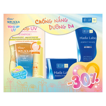 Hộp Quà Sunplay Chống Nắng Dưỡng Da 3 Món