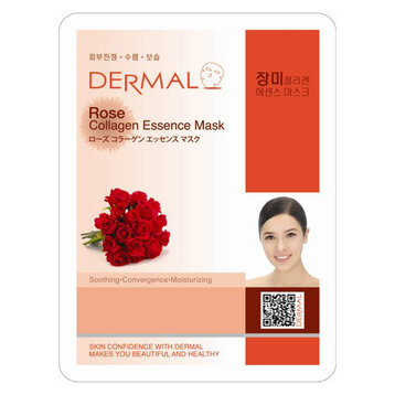 Mặt Nạ Dermal Chiết Xuất Hoa Hồng Làm Dịu Da 23g