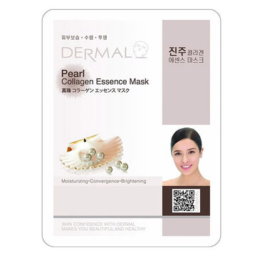 Mặt Nạ Dermal Chiết Xuất Ngọc Trai Dưỡng Sáng Da 23g