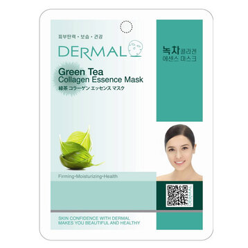Mặt Nạ Dermal Chiết Xuất Trà Xanh Làm Săn Chắc Da 23g