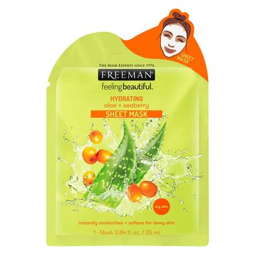 Mặt Nạ Freeman Lô Hội &amp; Hắc Mai Biển Cấp Ẩm Cho Da 25ml