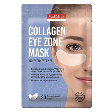 Mặt Nạ Mắt Purederm Collagen Cấp Ẩm, Ngừa Lão Hoá 30 Miếng