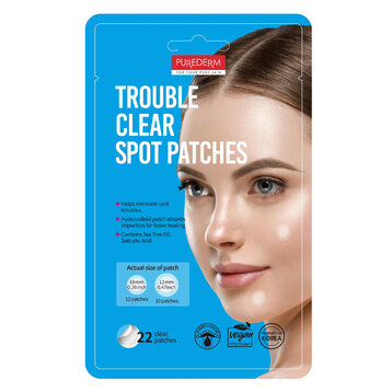 Miếng Dán Mụn Purederm Tẩm Tinh Chất 22 Miếng