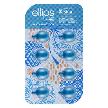 Serum Dưỡng Tóc Ellips Vitamin Hương Hoa Sen Nước Vỉ 8 Viên