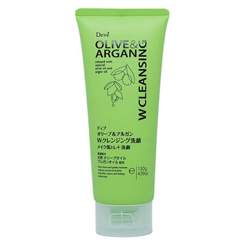 Sữa Rửa Mặt Tẩy Trang Kumano Deve Dầu Olive &amp; Argan 130g
