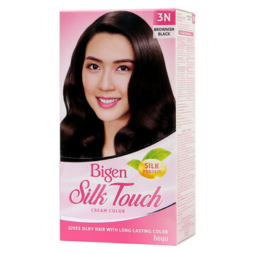 Thuốc Nhuộm Tóc Bigen Phủ Bạc Dạng Kem 3N Nâu Đen 80ml