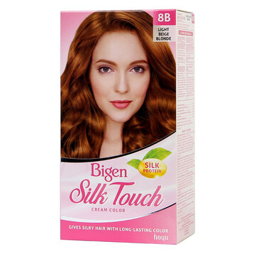 Thuốc Nhuộm Tóc Bigen Phủ Bạc Dạng Kem 8B Vàng Beige 80ml