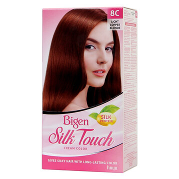 Thuốc Nhuộm Tóc Phủ Bạc Bigen Màu 8C Vàng Đồng