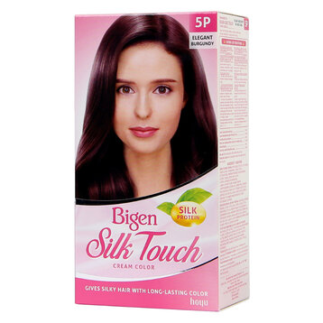 Thuốc Nhuộm Tóc Bigen Phủ Bạc Dạng Kem 5P Đỏ Rượu Vang 80ml