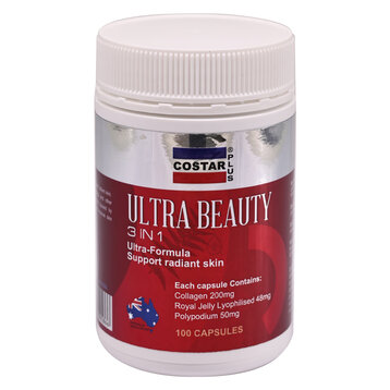 Viên Uống Đẹp Da Costar Plus Ultra Beauty 3 In 1 100 Viên