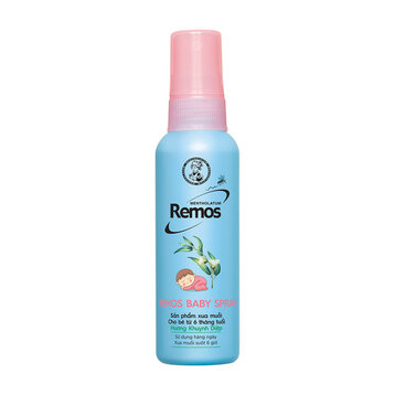 Xịt Chống Muỗi Remos Cho Bé Hương Khuynh Diệp 60ml