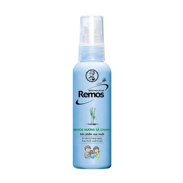 Xịt Chống Muỗi Remos Hương Sả Chanh 60ml
