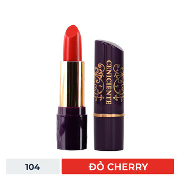 Son Thỏi Naris Cosmetics Mịn Môi 104 - Đỏ Cherry 3g