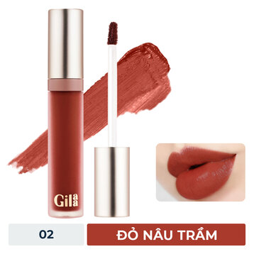 Son Kem Lì Gilaa Thế Hệ Mới 02 Lovely Day - Đỏ Nâu Trầm 5g