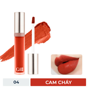 Son Kem Lì Gilaa Thế Hệ Mới 05 Gloomy Day - Cam Cháy 5g