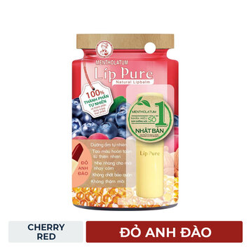 Son Dưỡng Lip Pure Có Màu Cherry Red - Đỏ Anh Đào 3.8g