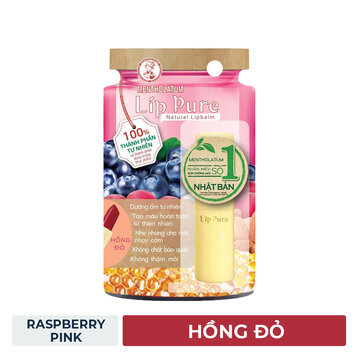 Son Dưỡng Lip Pure Có Màu Raspberry Pink - Hồng Đỏ 3.8g