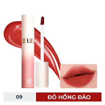 Son Kem Lì Gilaa 09 Hei Hei - Đỏ Hồng Đào 5g