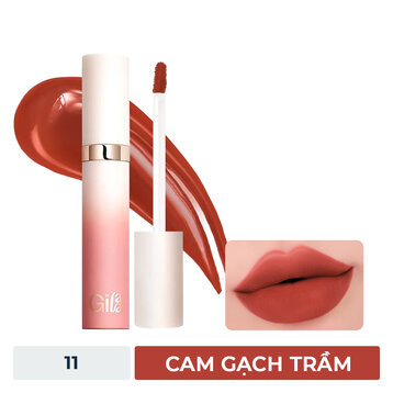 Son Kem Lì Gilaa 11 Set Sail - Cam Gạch Trầm 5g