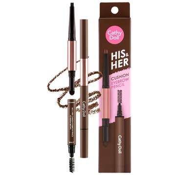 Kẻ Mày Cathy Doll 3 Trong 1 #02 Medium Brown 0.16g + 0.4g