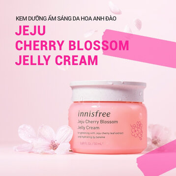 Kem Dưỡng Ẩm innisfree Sáng Da Hoa Anh Đào Dạng Gel 50ml