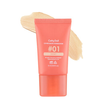 Kem Nền Cathy Doll Mịn Lì 01 Ivory - Da Sáng Hồng 15ml