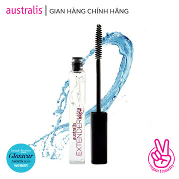 Mascara Australis Trong Suốt Dài Mi &amp; Định Hình Chân Mày 8ml