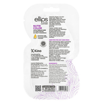 Kem Ủ Tóc Ellips Tóc Nhuộm Rực Rỡ Nutri Color 20g