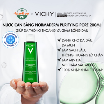Toner Vichy Kiểm Soát Dầu Dành Cho Da Dầu Mụn 200ml