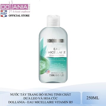 Nước Tẩy Trang Dollania Dưa Leo &amp; Vitamin B5 Sạch Sâu 250ml