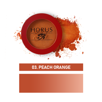 Phấn Má Hồng Horus 03 Peach Orange Màu Cam Đào 4g