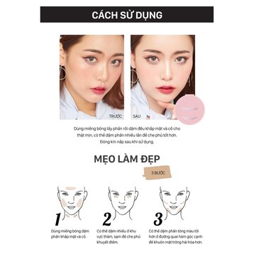 Phấn Nền Phủ Cathy Doll Mịn Lì 02 Light Beige 12g