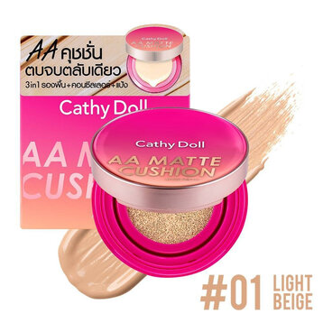 Phấn Nước Cathy Doll Dạng Lì Màu #01 Light Beige 10g