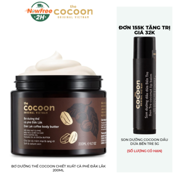 Bơ Dưỡng Thể Cocoon Chiết Xuất Cà Phê Đắk Lắk 200ml