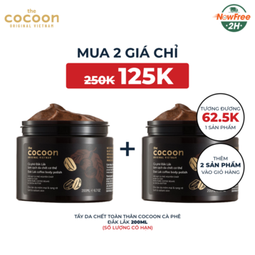 Tẩy Da Chết Toàn Thân Cocoon Cà Phê Đắk Lắk 200ml