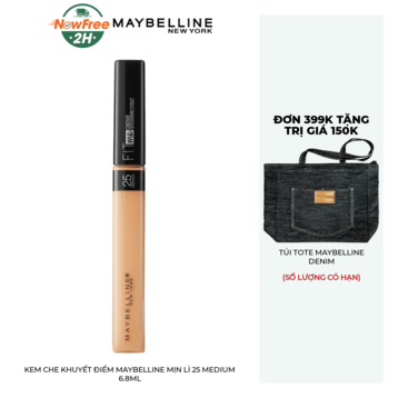 Kem Che Khuyết Điểm Maybelline Mịn Lì 25 Medium 6.8ml