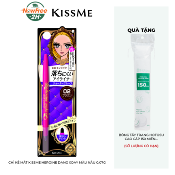 Chì Kẻ Mắt Kissme Heroine Dạng Xoay Màu Nâu 0.07g