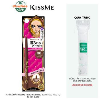 Chì Kẻ Mày Kissme Heroine Dạng Xoay Màu Nâu Tự Nhiên 0.07g