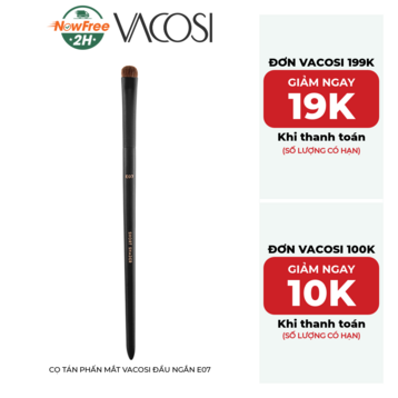 Cọ Tán Phấn Mắt Vacosi Đầu Ngắn E07