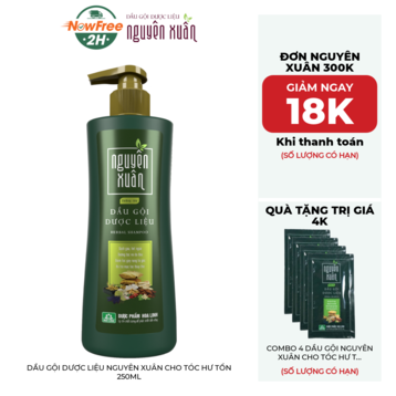 Dầu Gội Dược Liệu Nguyên Xuân Cho Tóc Hư Tổn 250ml