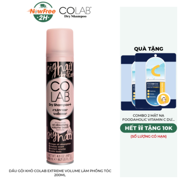 Dầu Gội Khô Colab Extreme Volume Làm Phồng Tóc 200ml