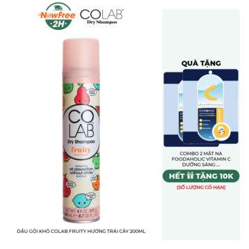 Dầu Gội Khô Colab Fruity Hương Trái Cây 200ml