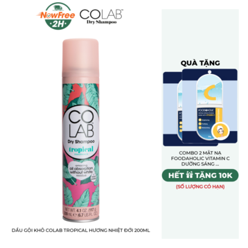 Dầu Gội Khô Colab Tropical Hương Nhiệt Đới 200ml