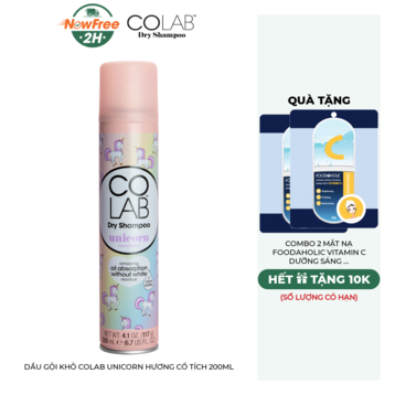 Dầu Gội Khô Colab Unicorn Hương Cổ Tích 200ml