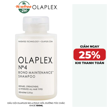 Dầu Gội Olaplex No.4 Phục Hồi, Dưỡng Tóc Chắc Khoẻ 100ml