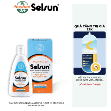 Dầu Gội Selsun Ngừa Gàu Và Ngứa 1% Selenium Sulfide 250ml
