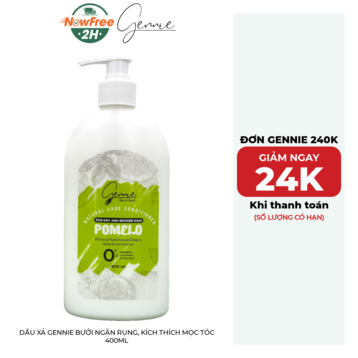 Dầu Xả Gennie Bưởi Ngăn Rụng, Kích Thích Mọc Tóc 400ml
