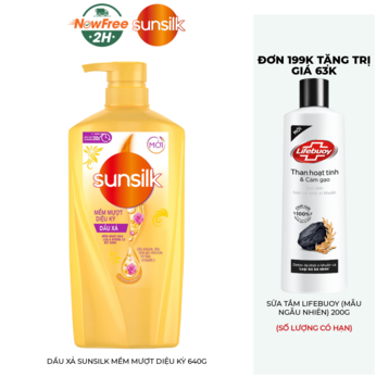 Dầu Xả Sunsilk Mềm Mượt Diệu Kỳ 640g