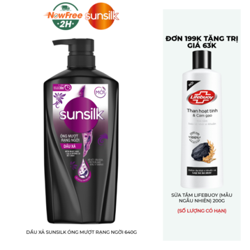 Dầu Xả Sunsilk Óng Mượt Rạng Ngời 640g